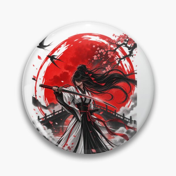 Item preview, Crimson Moon Samurai designed and sold by Suzaku Studio.