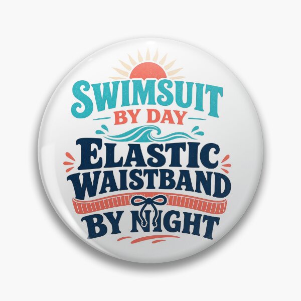 Item preview, Swimsuit By Day Elastic Waistband By Night Shirt designed and sold by Sezee.