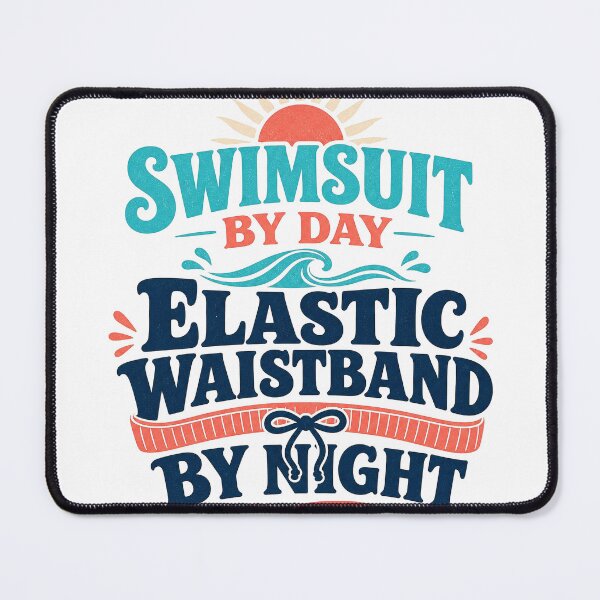 Item preview, Swimsuit By Day Elastic Waistband By Night designed and sold by Sezee.