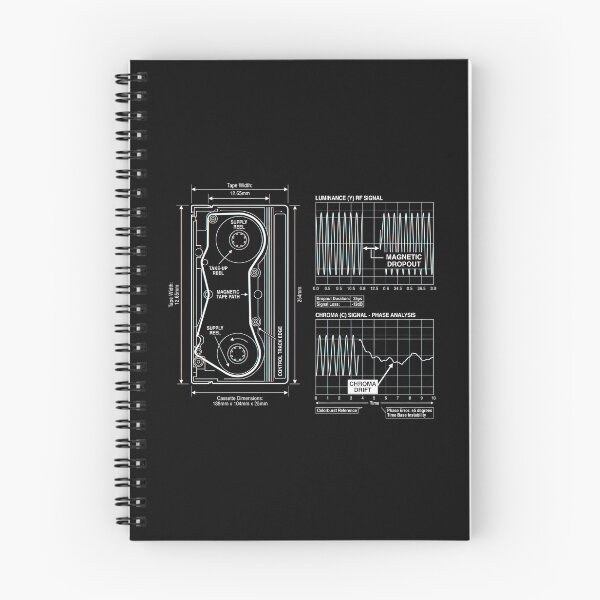 Item preview, VHS Magnetic Dropout Signal - Retro Media Blueprint designed and sold by SplashTastic.