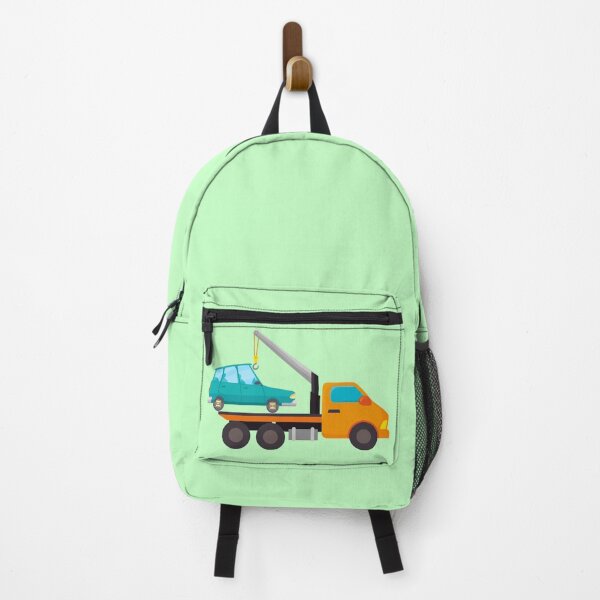 Item preview, Orange Tow Truck Blue Car designed and sold by The Hook Up Towing & Recovery.