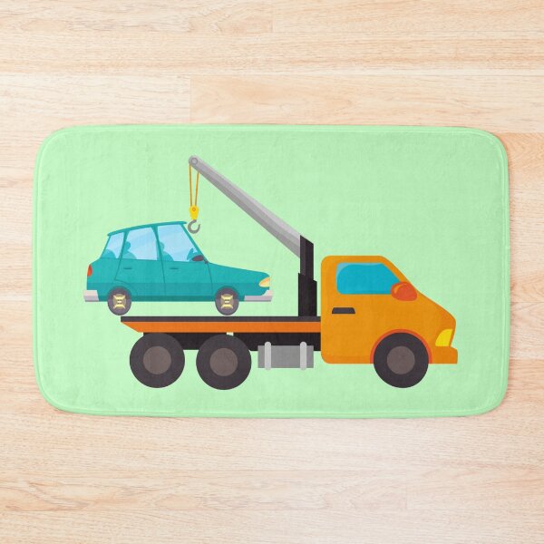 Item preview, Orange Tow Truck Blue Car designed and sold by The Hook Up Towing & Recovery.