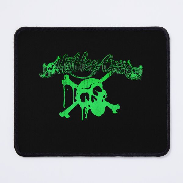 Item preview, Mötley Crüe Neon Green Skull Logo Design designed and sold by tayiberbesalan.