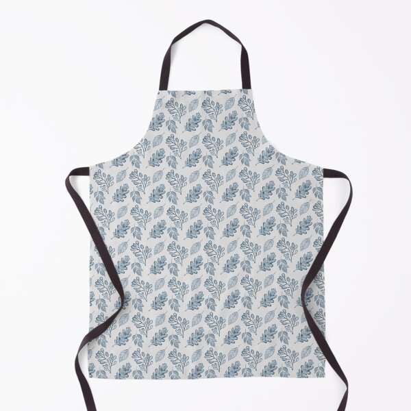 Item preview, Light Silver Blue Leaf Pattern | Minimalist Aesthetic Botanical Art designed and sold by Jyoti Digital Artist.