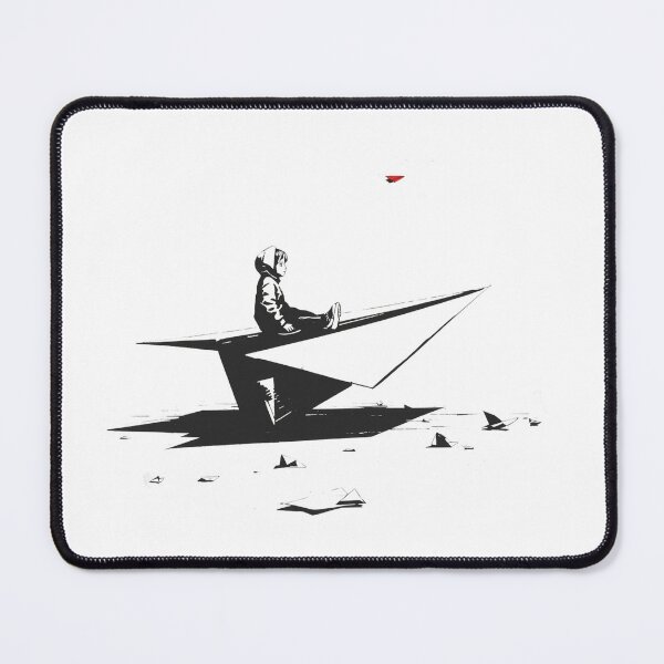 Item preview, The Little Pilot – Giant Paper Plane Street Art designed and sold by Cavalier-org.