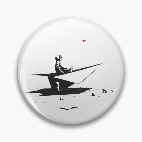 Item preview, The Little Pilot – Giant Paper Plane Street Art designed and sold by Cavalier-org.