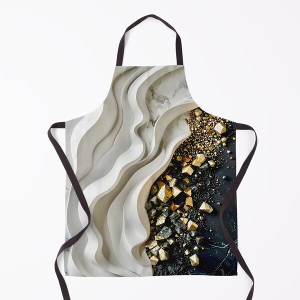 Item preview, Alabaster and Slate Geometric Spiral with Pyrite Accents designed and sold by Vicky Brago-Mitchell®.