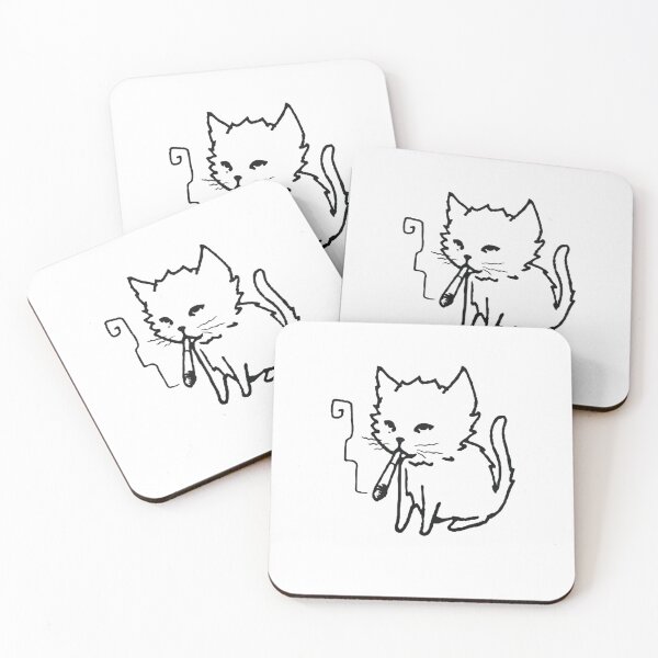 Item preview, Smoking Cat Vintage Gothic Grunge Retro Meme designed and sold by roartusa.