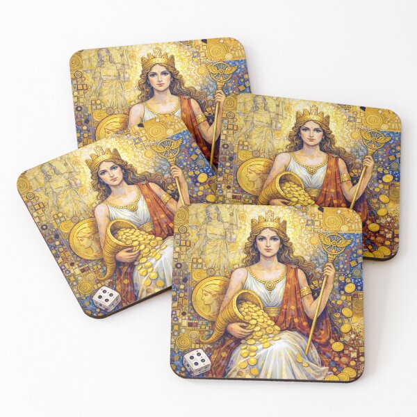 Item preview, Tyche painting – Greek Goddess of Fortune and Luck designed and sold by GalleryKauffeld.