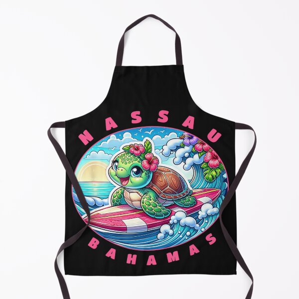 Item preview, Nassau Bahamas Sea Turtle Surfing Tropical Vacation designed and sold by BrockmeyeSB.