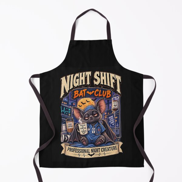 Item preview, Night Shift Bat Club Professional Night Creature Nurse Doctor Healthcare Coffee designed and sold by BrockmeyeSB.
