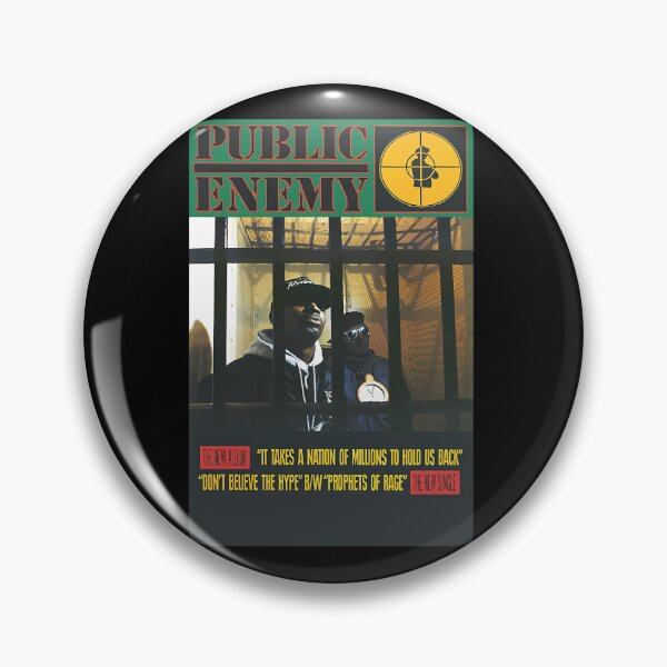 Item preview, Members Behind Prison Bars Under Green and Black Public Enemy Header designed and sold by DemanDFashionFactroy.