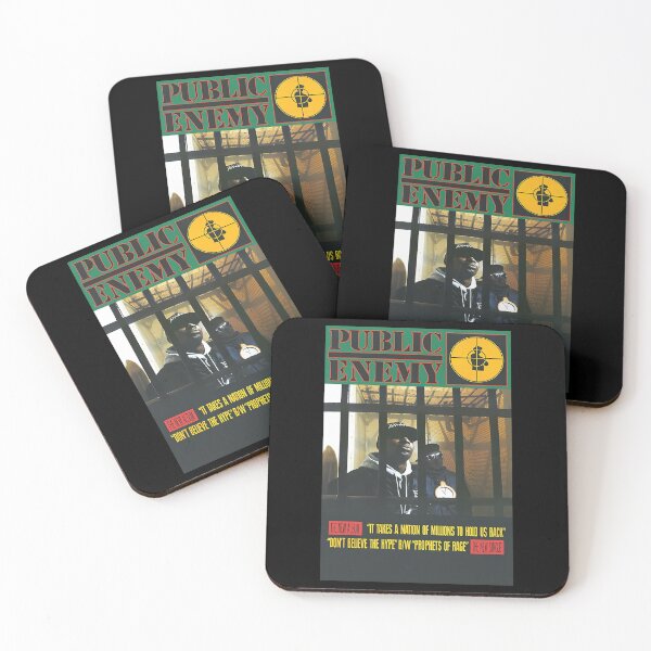 Item preview, Members Behind Prison Bars Under Green and Black Public Enemy Header designed and sold by DemanDFashionFactroy.