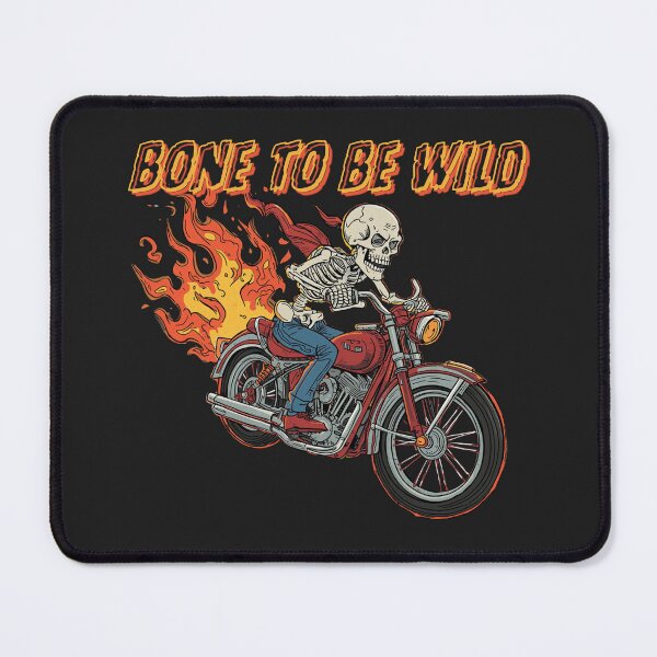 Item preview, Bone to Be Wild designed and sold by TeeHee Puns.