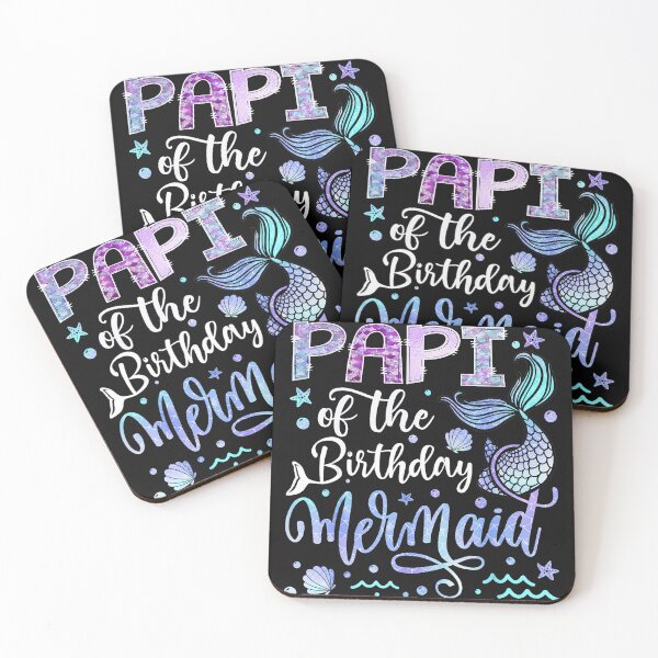 Item preview, Papi Of The Birthday Mermaid Father Grandfather Daughter Granddaughter Birthday Celebration designed and sold by BrockmeyeSB.