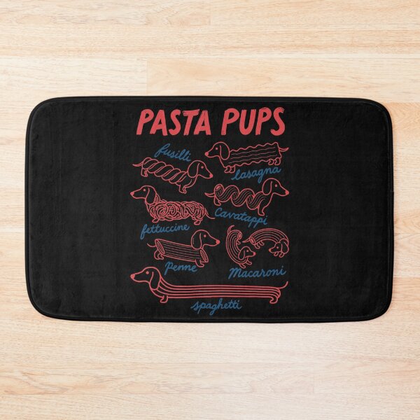 Item preview, Pasta Pups Dachshund Dog Lover Italian Food Fusilli Lasagna Cavatappi Fettuccine Penne Macaroni Spaghetti designed and sold by BrockmeyeSB.