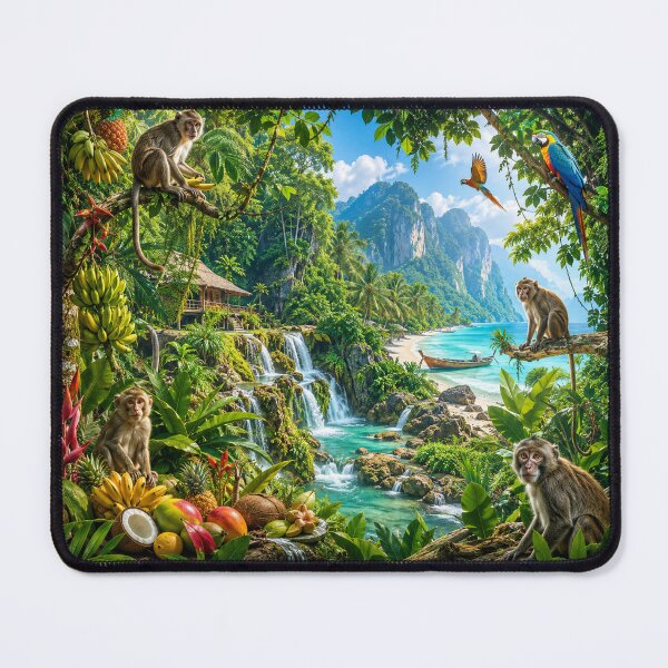 Item preview, jungle life monkeys designed and sold by Looplk.