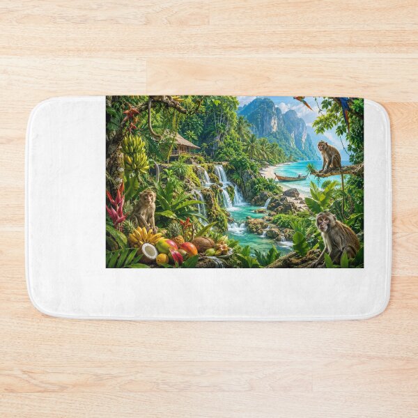 Item preview, jungle life monkeys designed and sold by Looplk.