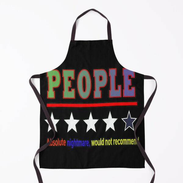 Item preview, People Absolute Nightmare, Would Not Recommend. Introvert Misanthrope Sarcastic Humor designed and sold by BrockmeyeSB.