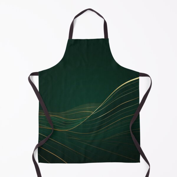 Item preview, Abstract Compound Growth Gold Lines Emerald Green designed and sold by Zaramodo.