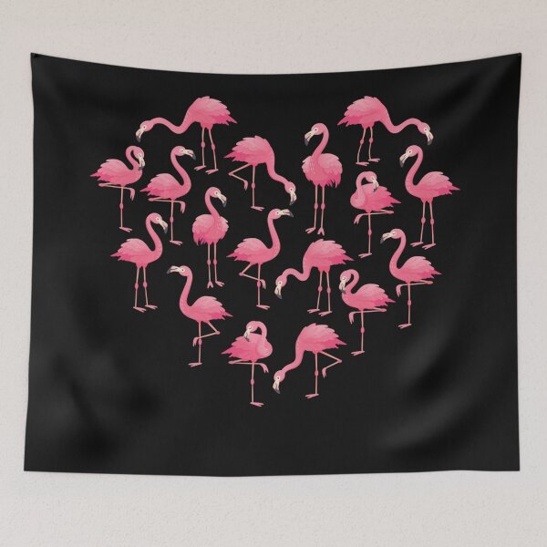 Item preview, Flamingo Heart Love Tropical Bird Lover designed and sold by BrockmeyeSB.
