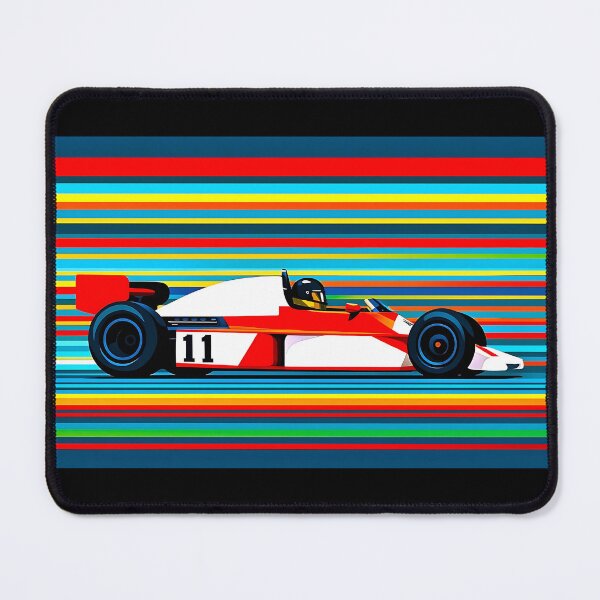 Item preview, #11 James Hunt 1976 M23 F1 Car Side Profile designed and sold by PitWallArt.