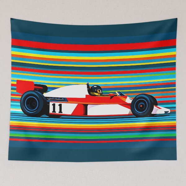 Item preview, #11 James Hunt 1976 M23 F1 Car Side Profile designed and sold by PitWallArt.