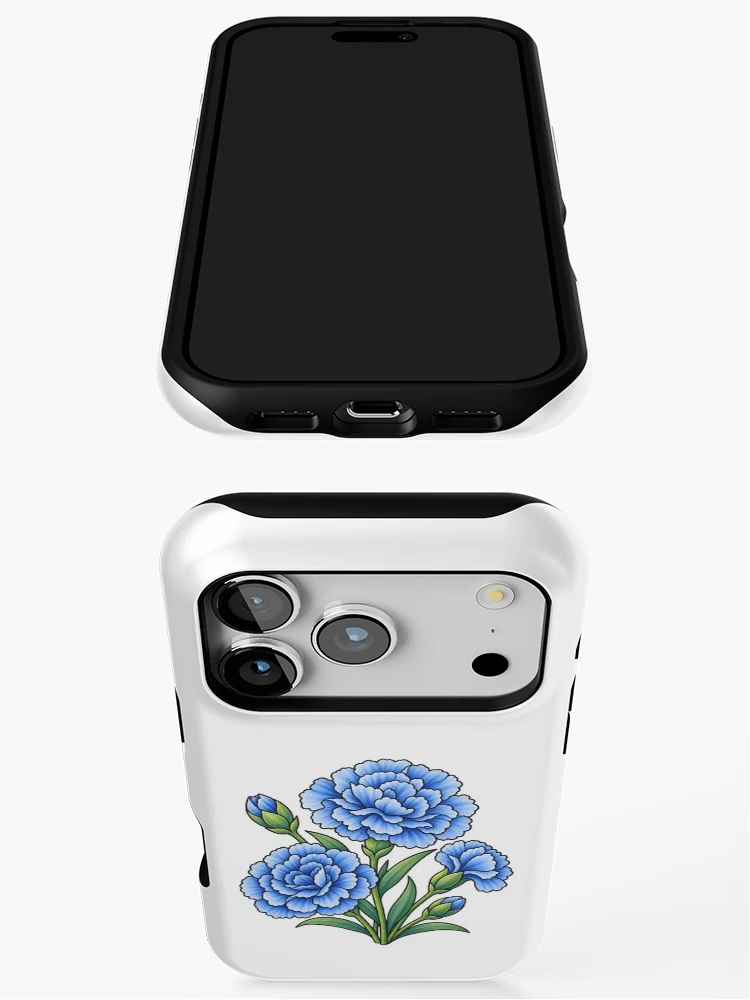 Thumbnail 3 of 4, iPhone Case, Carnations designed and sold by GraphicsClub.