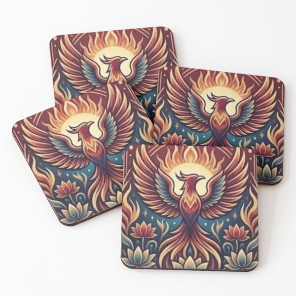 Item preview, Copy of Majestic Phoenix Stained Glass Art designed and sold by FABIOLA1970.