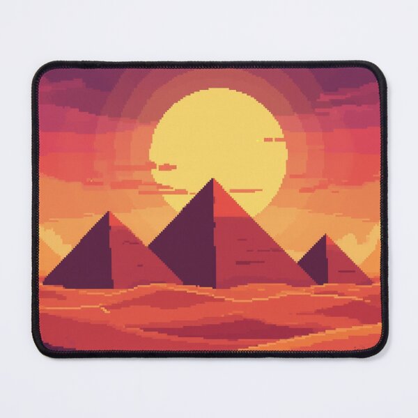 Item preview, Iconic Three Pyramids Retro Pixel Art designed and sold by grzezzz.