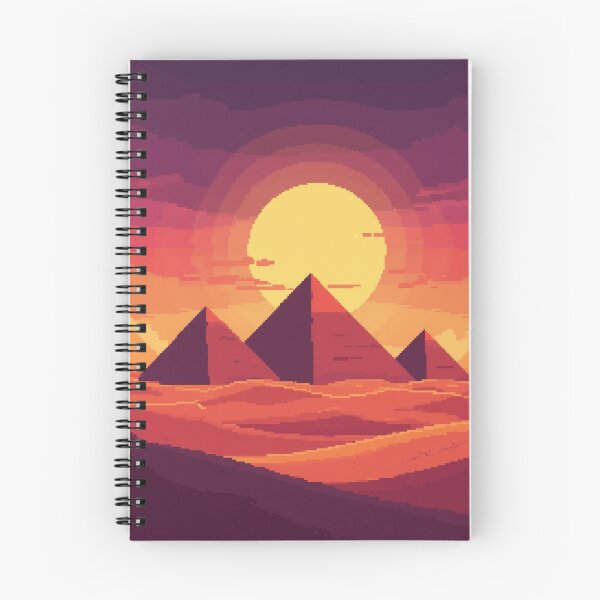 Item preview, Iconic Three Pyramids Retro Pixel Art designed and sold by grzezzz.