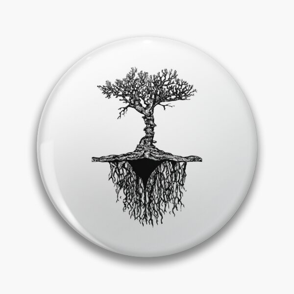 Item preview, As Above So Below Mystical Tree Occult Totem Design designed and sold by Blackthorn-ink.