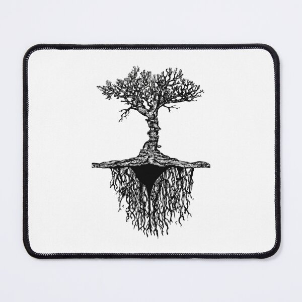 Item preview, As Above So Below Mystical Tree Occult Totem Design designed and sold by Blackthorn-ink.