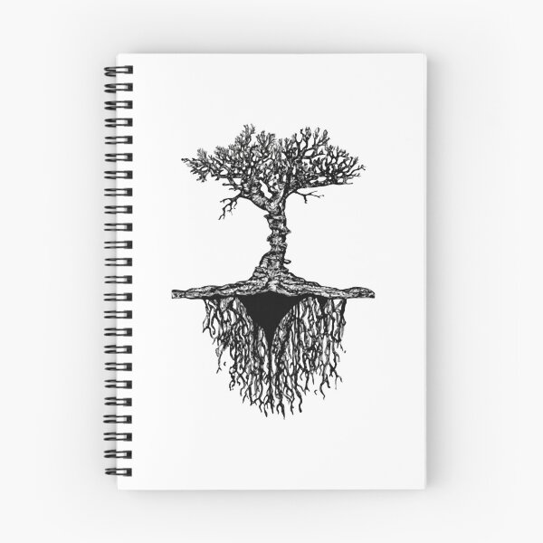 Item preview, As Above So Below Mystical Tree Occult Totem Design designed and sold by Blackthorn-ink.