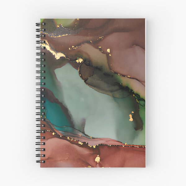 Item preview, Teal and Burgundy Alcohol Ink Gold Veins Abstract Marble Wall Art designed and sold by LuxocaDesigns24.