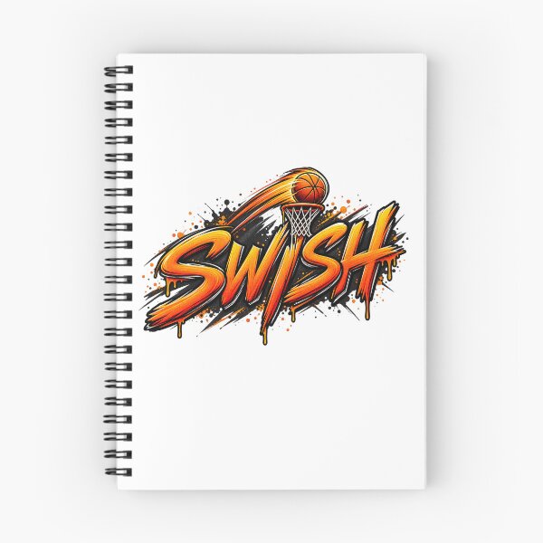 Item preview, Swish - Basketball Typography Art designed and sold by GameTime-Gear.
