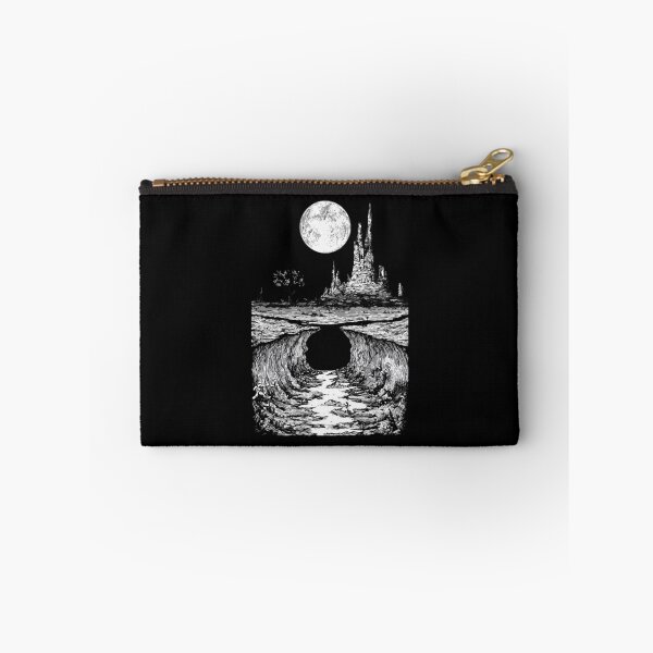 Item preview, Desert Void Surreal Dark Fantasy Castle Mountain Graphic designed and sold by Blackthorn-ink.