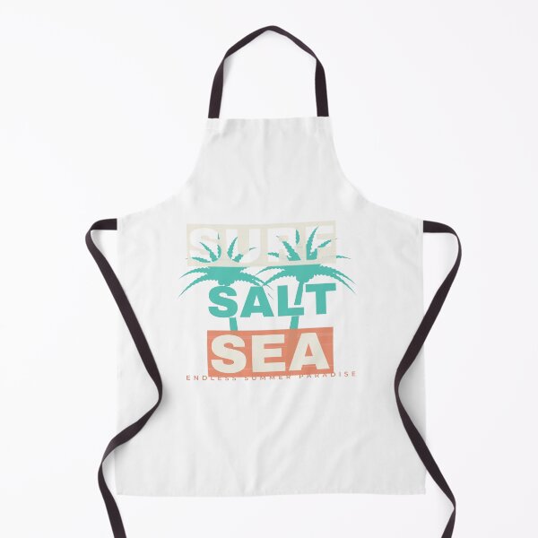 Item preview, Surf Salt Sea — Retro Palm Tree Beach Typography designed and sold by Sithila-Arts.