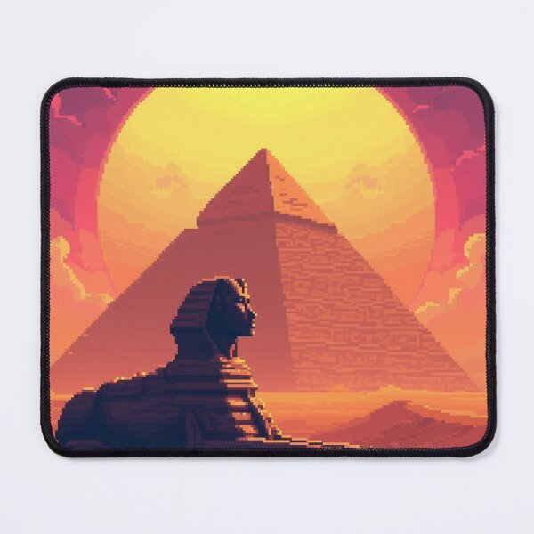 Item preview, Iconic Great Sphinx Retro Pixel Art designed and sold by grzezzz.