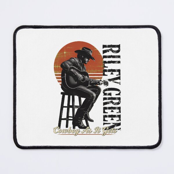 Item preview, Riley Green Cowboy As It Gets designed and sold by PopArt-Potion.