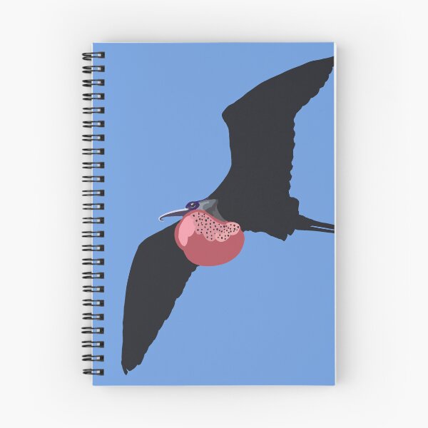 Item preview, Magnificent Frigatebird Flying designed and sold by TinaJostDesigns.