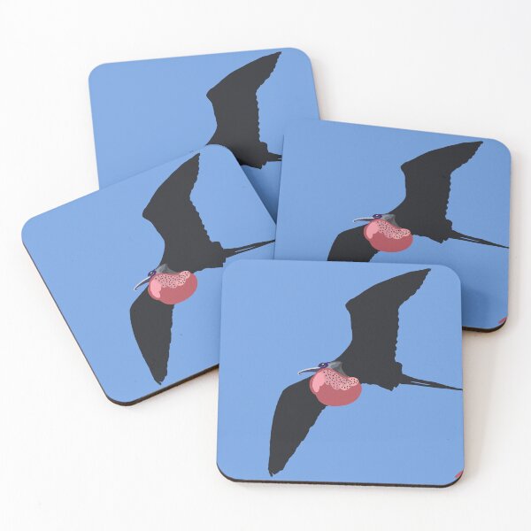 Item preview, Magnificent Frigatebird Flying designed and sold by TinaJostDesigns.