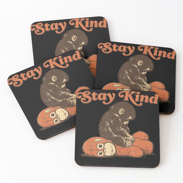 Item preview, Stay Kind Monkey Kindness Positive Message designed and sold by BrockmeyeSB.