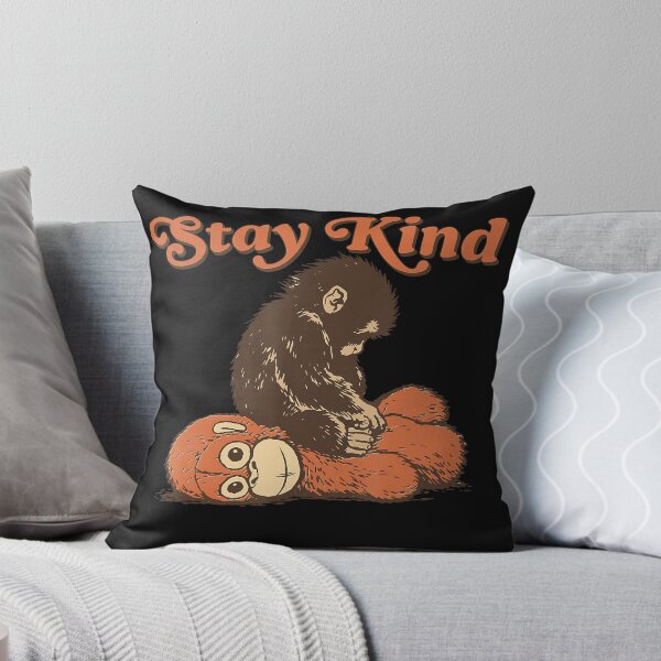 Item preview, Stay Kind Monkey Kindness Positive Message designed and sold by BrockmeyeSB.