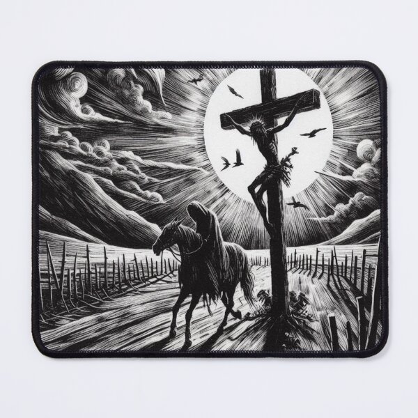 Item preview, Jesus on the Cross designed and sold by Artnovalty.redbubble.com.