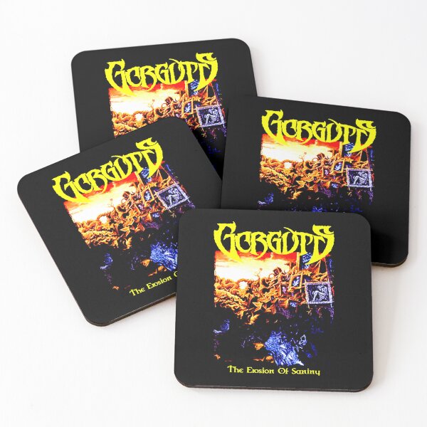 Item preview, Death Metal Yellow Typography Band designed and sold by DeadTired666.
