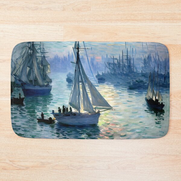 Item preview, Sunrise, the Sea: A Luminous Impressionist Seascape of Golden Morning Light designed and sold by artdesignsnow.