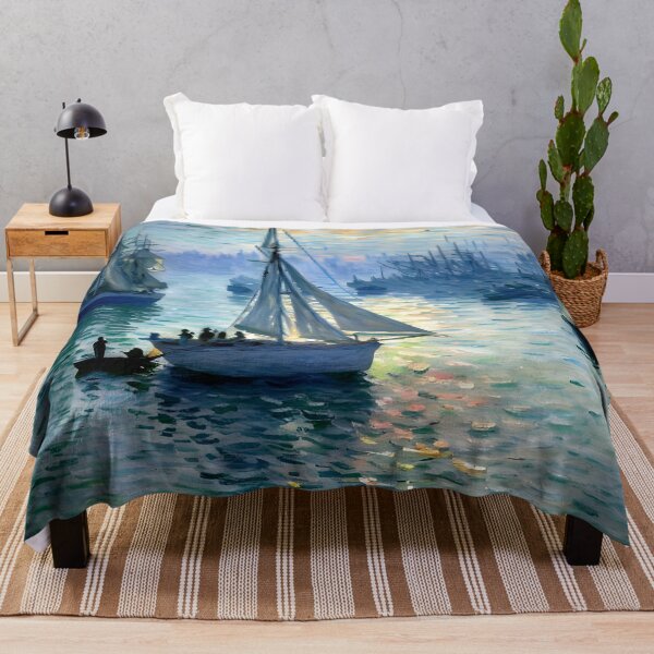 Item preview, Sunrise, the Sea: A Luminous Impressionist Seascape of Golden Morning Light designed and sold by artdesignsnow.