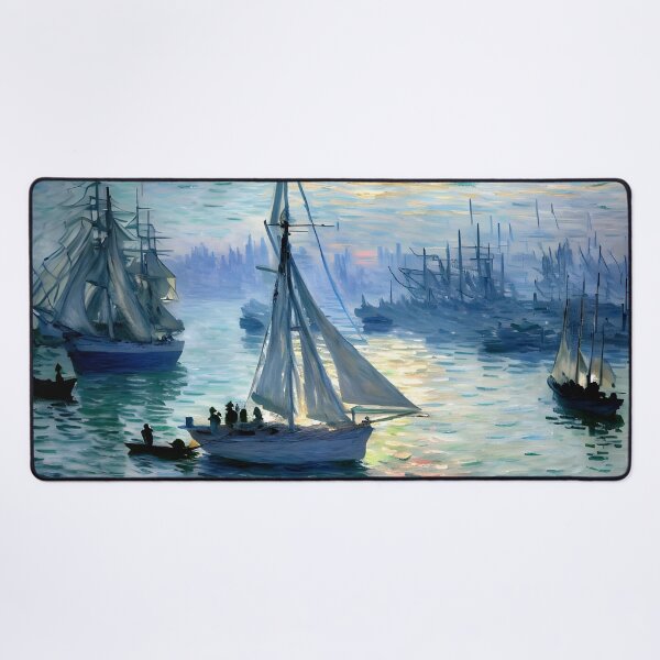 Item preview, Sunrise, the Sea: A Luminous Impressionist Seascape of Golden Morning Light designed and sold by artdesignsnow.