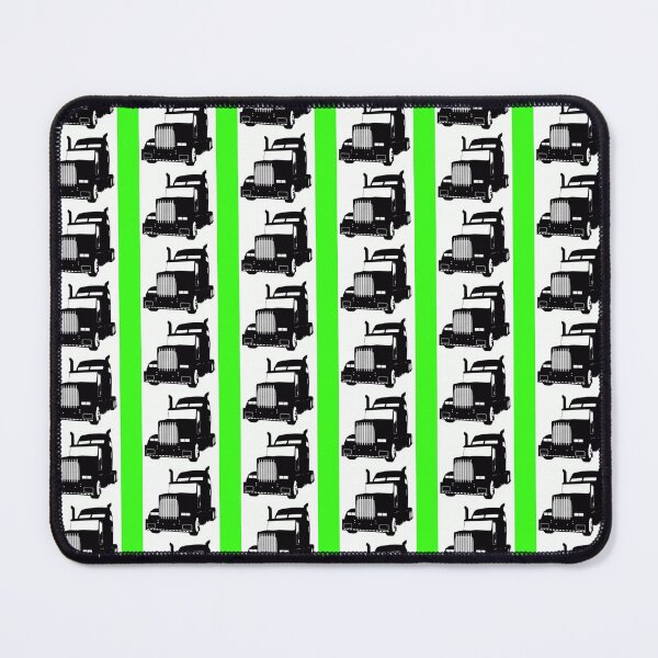 Item preview, Semi Truck Safety Green Stripe designed and sold by The Hook Up Towing & Recovery.
